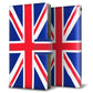 au アクオス U SHV37 画質仕上げ プリント手帳型ケース(薄型スリム)【200 イギリス (ユニオン・ジャック）】