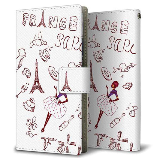 iPhone XR 画質仕上げ プリント手帳型ケース(薄型スリム)【296 フランス】