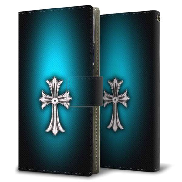 AQUOS sense5G SHG03 au 高画質仕上げ プリント手帳型ケース(薄型スリム)クロス