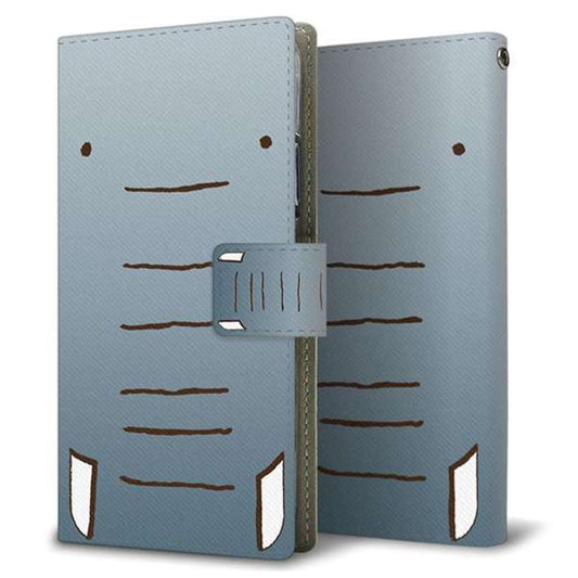 SIMフリー オッポ Reno5 A 画質仕上げ プリント手帳型ケース(薄型スリム)【345 ぞう】