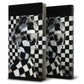 au エクスペリア XZ1 SOV36 画質仕上げ プリント手帳型ケース(薄型スリム)【357 bk&wh】
