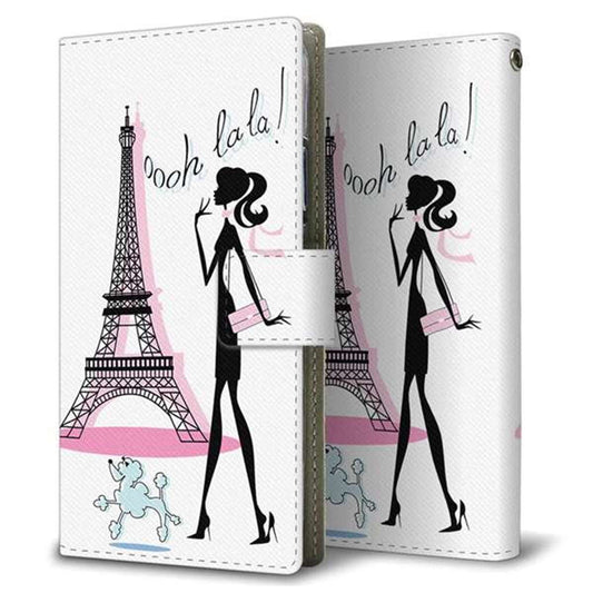 docomo LG ベルベット L-52A 画質仕上げ プリント手帳型ケース(薄型スリム)【377 エレガント】