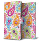docomo HUAWEI（ファーウェイ） P30 Pro HW-02L 画質仕上げ プリント手帳型ケース(薄型スリム)【378 カラフルペイズリー】