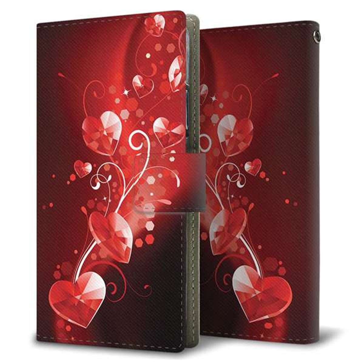 docomo LG style3 L-41A 画質仕上げ プリント手帳型ケース(薄型スリム)【385 クリスタルな恋】