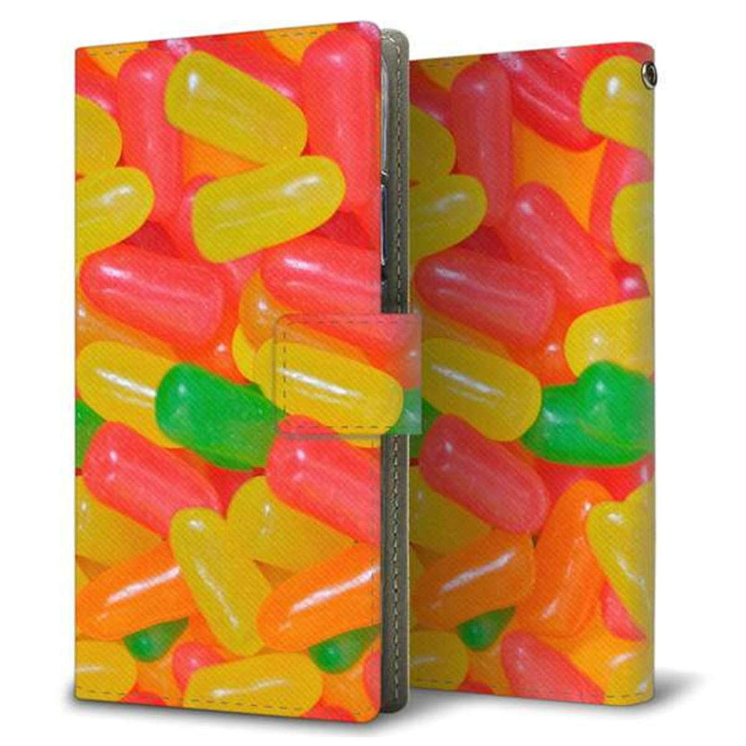 ZenFone（ゼンフォン）Max(M2) ZB633KL 画質仕上げ プリント手帳型ケース(薄型スリム)【449 ジェリービーンズ】