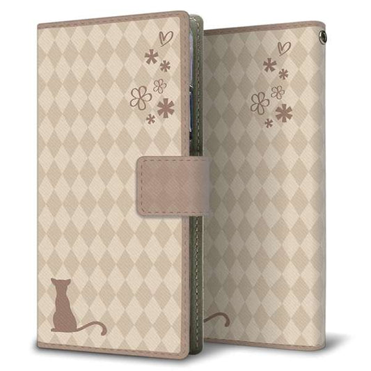 simフリー HUAWEI（ファーウェイ） P30 lite Marie-L22J 高画質仕上げ プリント手帳型ケース(薄型スリム)【516 ワラビー】