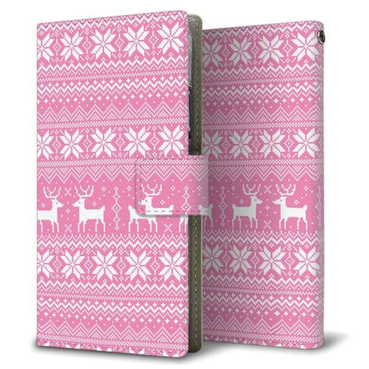 Xiaomi（シャオミ）Redmi Note 10 Pro 画質仕上げ プリント手帳型ケース(薄型スリム)【544 シンプル絵ピンク】