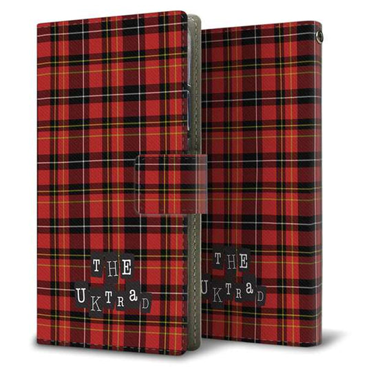 Softbank アクオス R5G 908SH 高画質仕上げ プリント手帳型ケース(薄型スリム)【547 THEチェック】