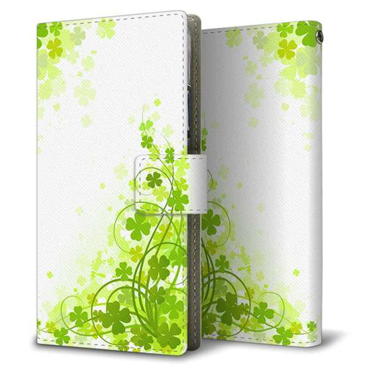 SoftBank エクスペリア XZ1 701SO 高画質仕上げ プリント手帳型ケース(薄型スリム)【565 四葉のクローバー】