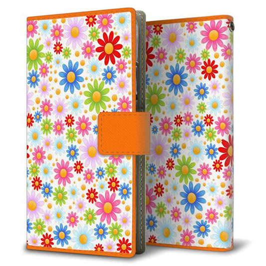 SoftBank HUAWEI nova lite 2 704HW 高画質仕上げ プリント手帳型ケース(薄型スリム)【606 マーガレット】