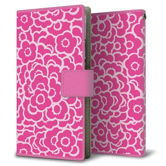 Xiaomi（シャオミ）Redmi Note 10 Pro 画質仕上げ プリント手帳型ケース(薄型スリム)【716 ピンクフラワー】