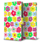 AQUOS wish A104SH Y!mobile 画質仕上げ プリント手帳型ケース(薄型スリム)【758 ルーズフラワーカラフル】
