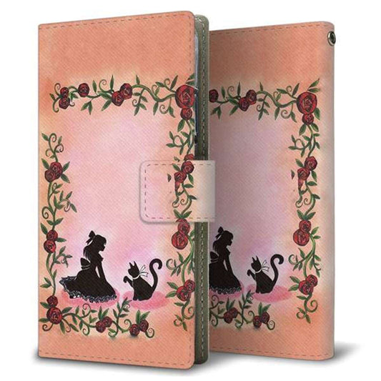 docomo LG style3 L-41A 画質仕上げ プリント手帳型ケース(薄型スリム)【1096 お姫様とネコ（カラー）】