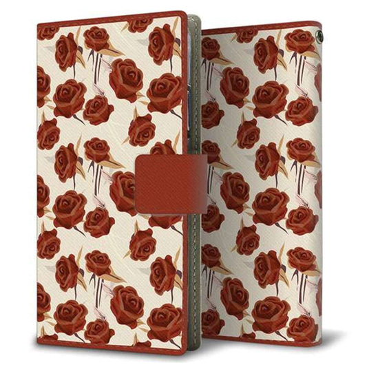 docomo LG style3 L-41A 画質仕上げ プリント手帳型ケース(薄型スリム)【1157 クラシックローズ】