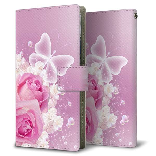 iPhone7 高画質仕上げ プリント手帳型ケース(薄型スリム)【1166 ローズロマンス】