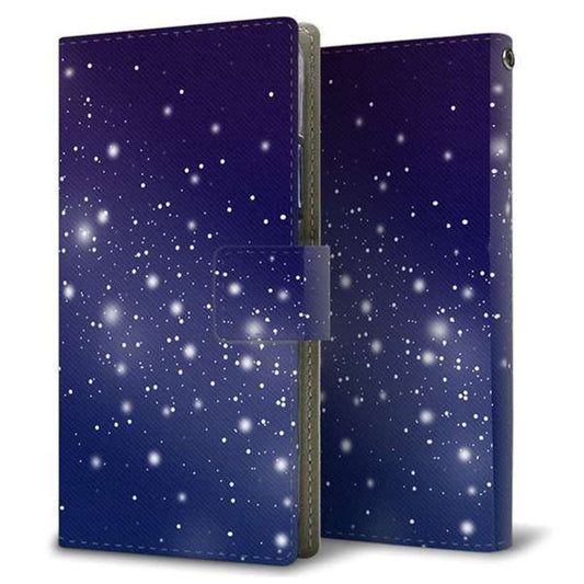 SIMフリー エクスペリア10 III Lite XQ-BT44 画質仕上げ プリント手帳型ケース(薄型スリム)【1271 天空の川】