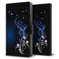 au ZTE a1 ZTG01 画質仕上げ プリント手帳型ケース(薄型スリム)【1278 華より昇る流れ】