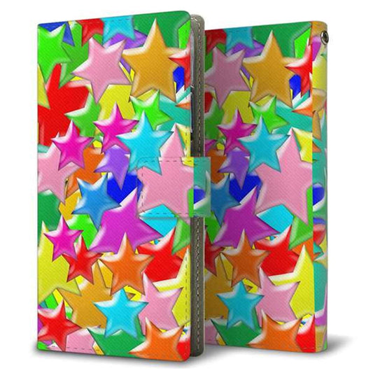 docomo ギャラクシーS7エッジ SC-02H 画質仕上げ プリント手帳型ケース(薄型スリム)【1293 ランダムスター】