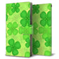 au ギャラクシーS21+ 5G SCG10 画質仕上げ プリント手帳型ケース(薄型スリム)【1297 四つ葉のクローバー】