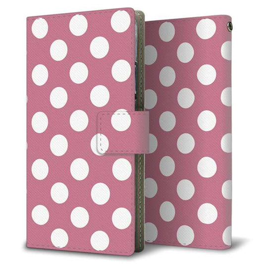 simフリー HUAWEI（ファーウェイ） P30 lite Marie-L22J 高画質仕上げ プリント手帳型ケース(薄型スリム)【1355 シンプルビッグ白薄ピンク】