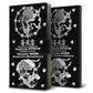 au ギャラクシー S10+ SCV42 画質仕上げ プリント手帳型ケース(薄型スリム)【AG839 苺風雷神（黒）】