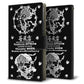 アクオス センス ライト SH-M05 画質仕上げ プリント手帳型ケース(薄型スリム)【AG839 苺風雷神（黒）】