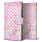 DIGNO BX2 A101KC SoftBank 画質仕上げ プリント手帳型ケース(薄型スリム)【AG848 花くま（ピンク）】