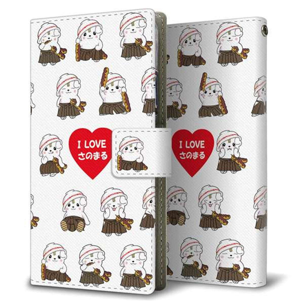Google Pixel 3a 画質仕上げ プリント手帳型ケース(薄型スリム)【CA829 I LOVE さのまる】