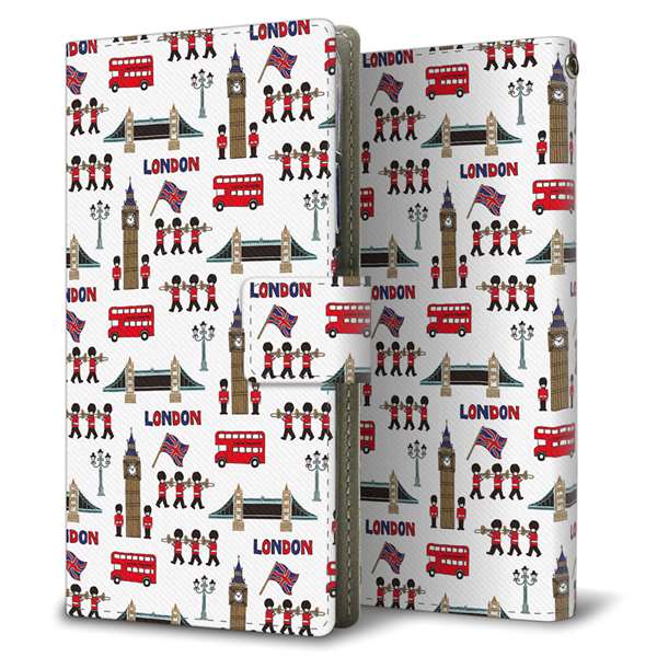 Google Pixel 5a (5G) 高画質仕上げ プリント手帳型ケース(薄型スリム)【EK811 ロンドンの街】