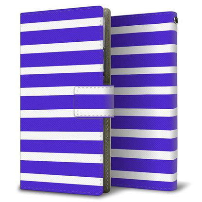 Android One S10 Y!mobile 高画質仕上げ プリント手帳型ケース(薄型スリム)シンプルボーダー