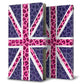 Android One S3 画質仕上げ プリント手帳型ケース(薄型スリム)【EK893 ユニオンジャックヒョウ】
