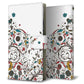 docomo ギャラクシー フィール SC-04J 高画質仕上げ プリント手帳型ケース(薄型スリム)【EK908  カラフルな花と鳥】