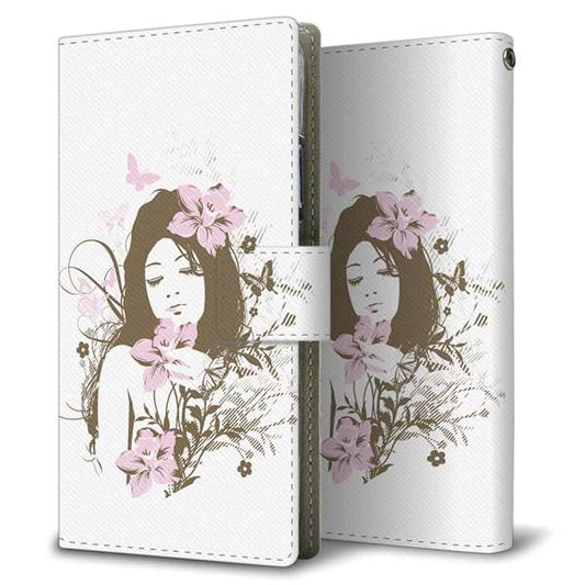 SoftBank エクスペリア XZ1 701SO 高画質仕上げ プリント手帳型ケース(薄型スリム)【EK918  優雅な女性】