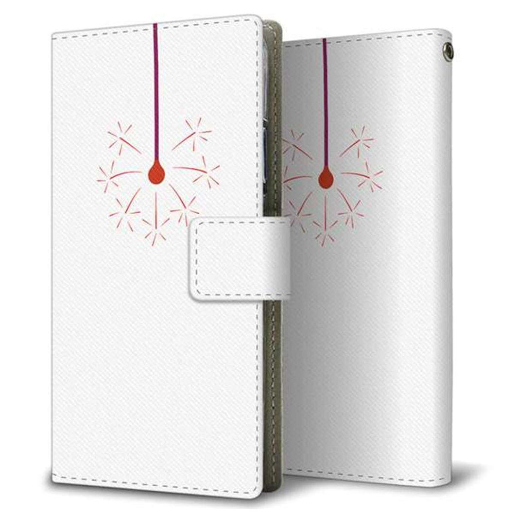 docomo エクスペリア XZ2 SO-03K 画質仕上げ プリント手帳型ケース(薄型スリム)【EK935  線香花火】
