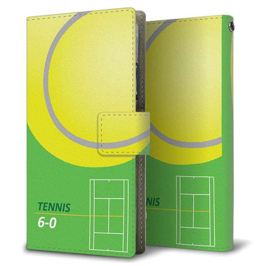 docomo エクスペリア XZ2 SO-03K 画質仕上げ プリント手帳型ケース(薄型スリム)【IB920  TENNIS】