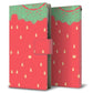 au エクスペリア XZ2 プレミアム SOV38 画質仕上げ プリント手帳型ケース(薄型スリム)【MI800 strawberry ストロベリー】