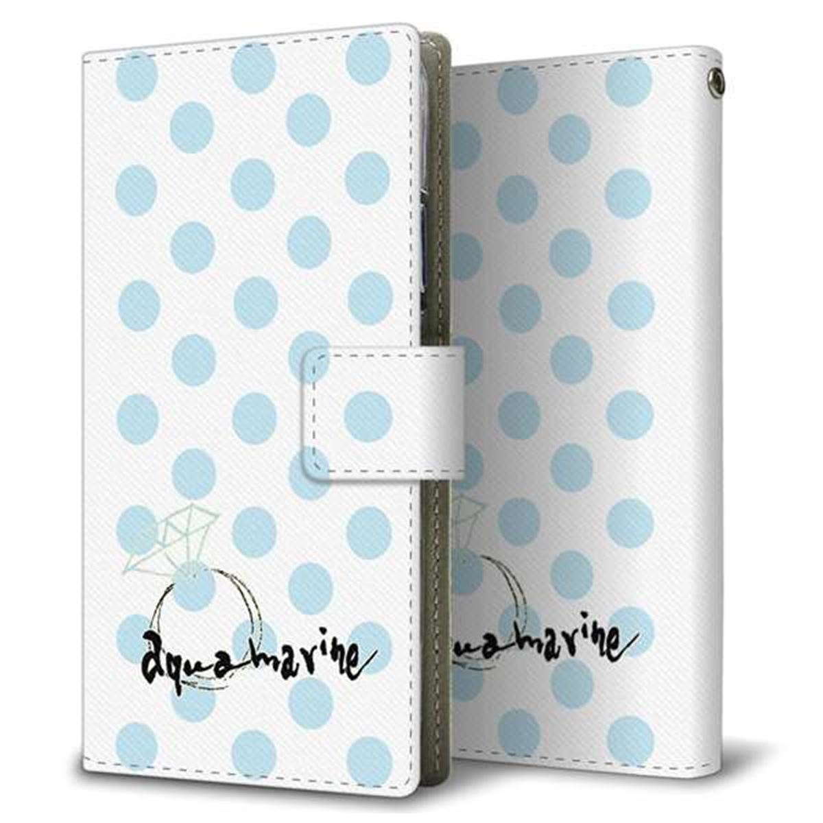 iPhone6 PLUS 画質仕上げ プリント手帳型ケース(薄型スリム)【OE812 3月アクアマリン】