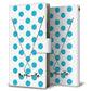 ギャラクシー Note10 画質仕上げ プリント手帳型ケース(薄型スリム)【OE821 12月ターコイズ】