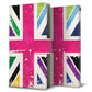 iPhone7 高画質仕上げ プリント手帳型ケース(薄型スリム)【SC806 ユニオンジャック ピンクビンテージ】
