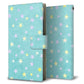 アローズ M03 画質仕上げ プリント手帳型ケース(薄型スリム)【SC888 お星さまキラキラ（グリーン）】