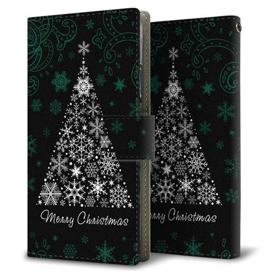 iPhone XS 画質仕上げ プリント手帳型ケース(薄型スリム)【XA808  聖なるツリー】