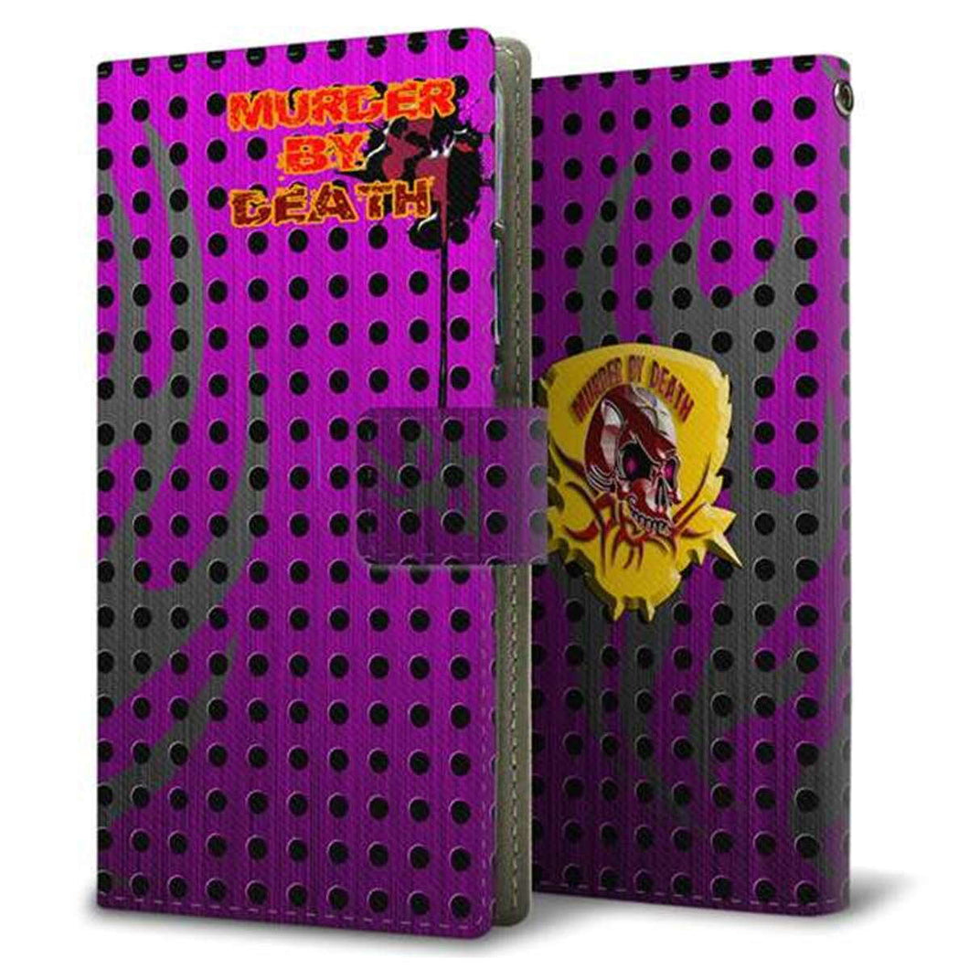 au ギャラクシー S10+ SCV42 画質仕上げ プリント手帳型ケース(薄型スリム)【YA921 MURDER01】