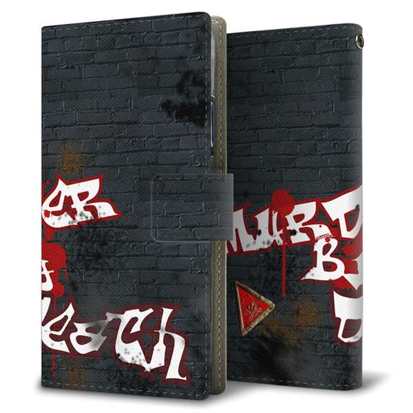 Xperia Ace III SO-53C docomo 高画質仕上げ プリント手帳型ケース(薄型スリム)MURDER
