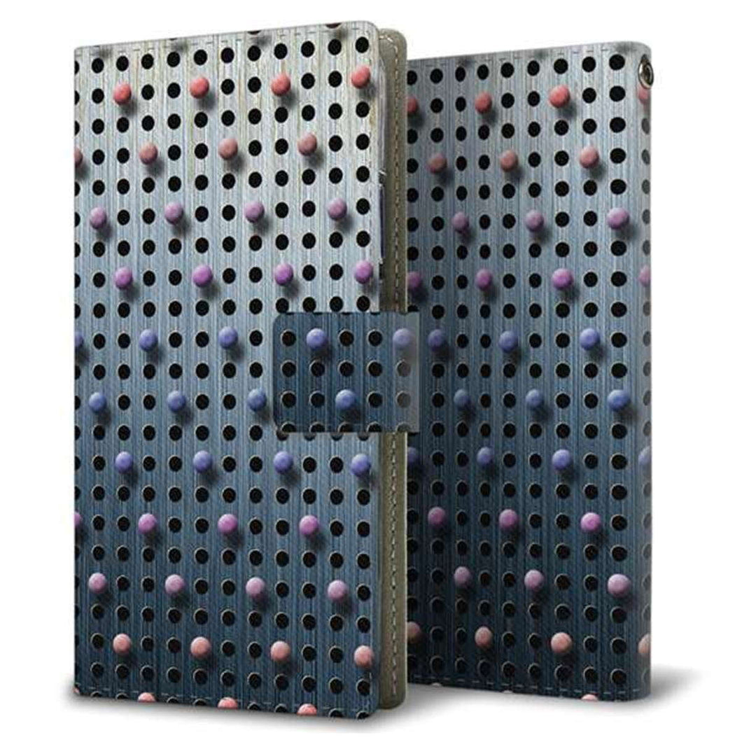 au エクスペリア XZ2 SOV37 画質仕上げ プリント手帳型ケース(薄型スリム)【YA926 dot02】