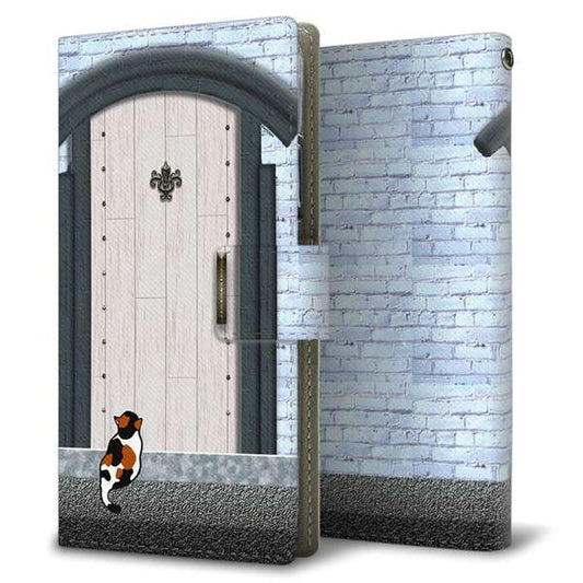 HUAWEI（ファーウェイ） nova lite 3プラス POT-LX2J 高画質仕上げ プリント手帳型ケース(薄型スリム)【YA951 石ドア01】