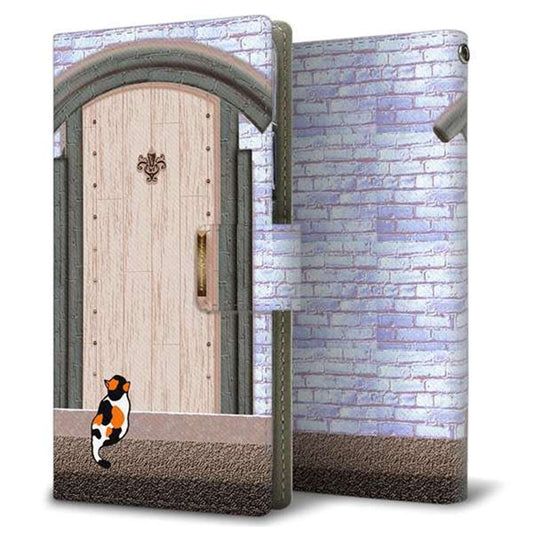 docomo エクスペリアXZ1 コンパクトSO-02K 画質仕上げ プリント手帳型ケース(薄型スリム)【YA952 石ドア02 素材クリア】