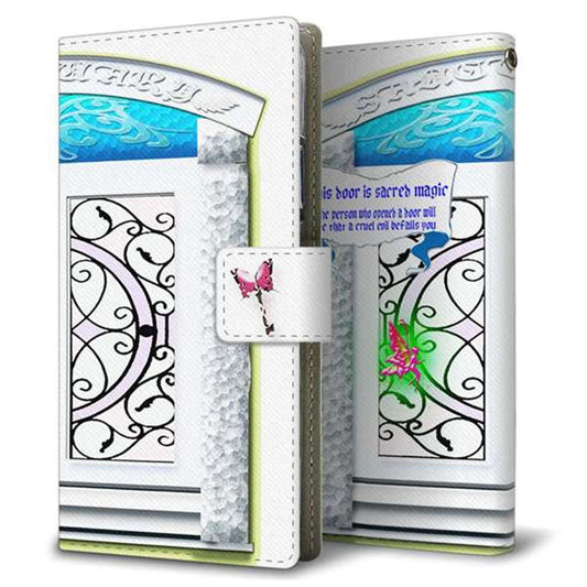 docomo エクスペリア XZ プレミアム SO-04J 画質仕上げ プリント手帳型ケース(薄型スリム)【YA967 魔法のドア02】