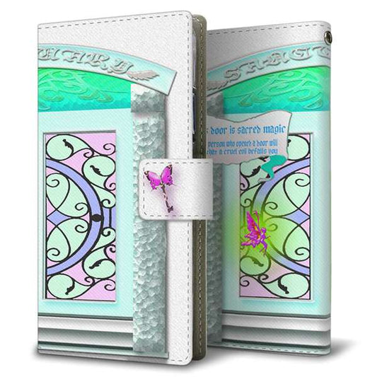 SoftBank アクオス R2 コンパクト 803SH 高画質仕上げ プリント手帳型ケース(薄型スリム)【YA969 魔法のドア04】