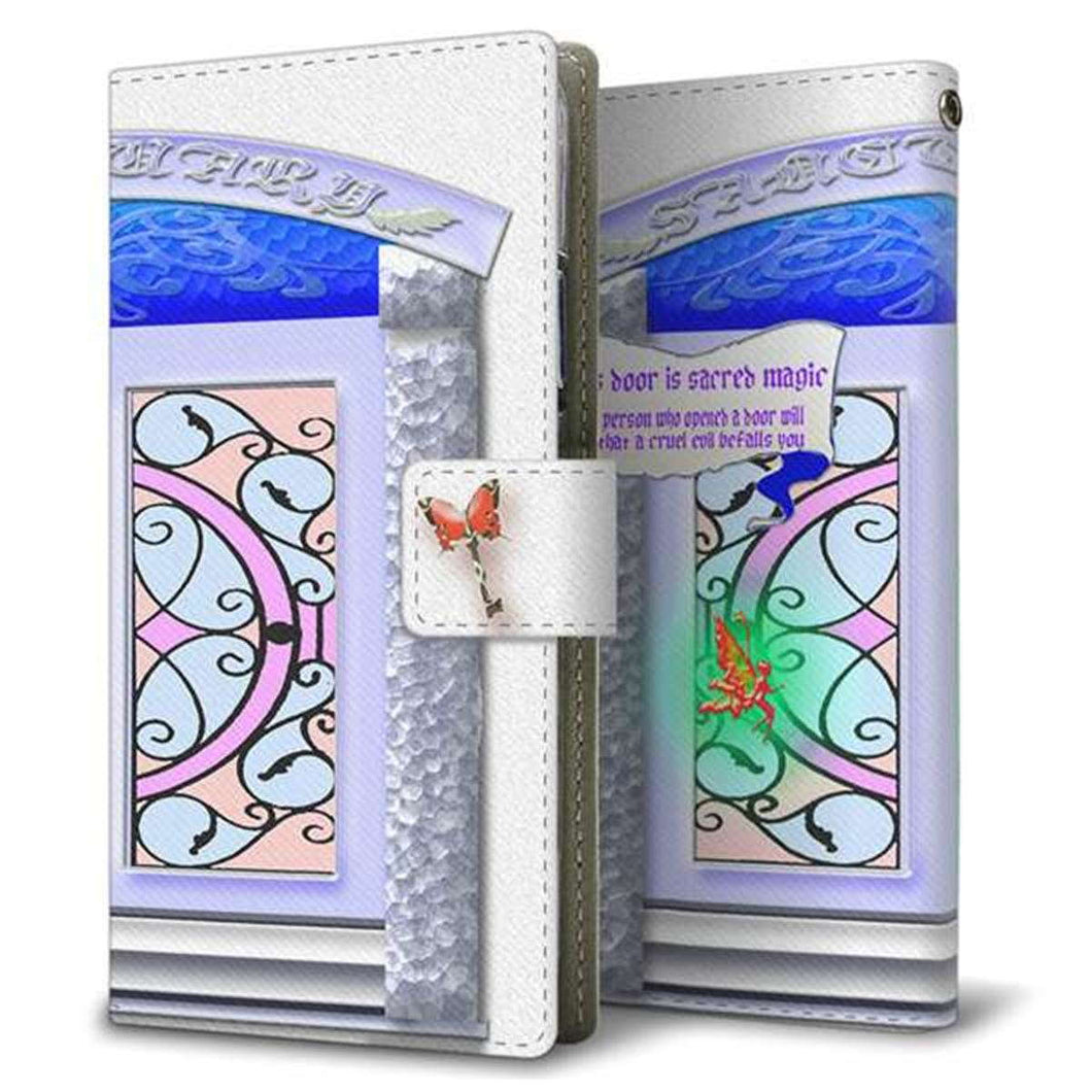 docomo エクスペリア XZ プレミアム SO-04J 画質仕上げ プリント手帳型ケース(薄型スリム)【YA970 魔法のドア05】