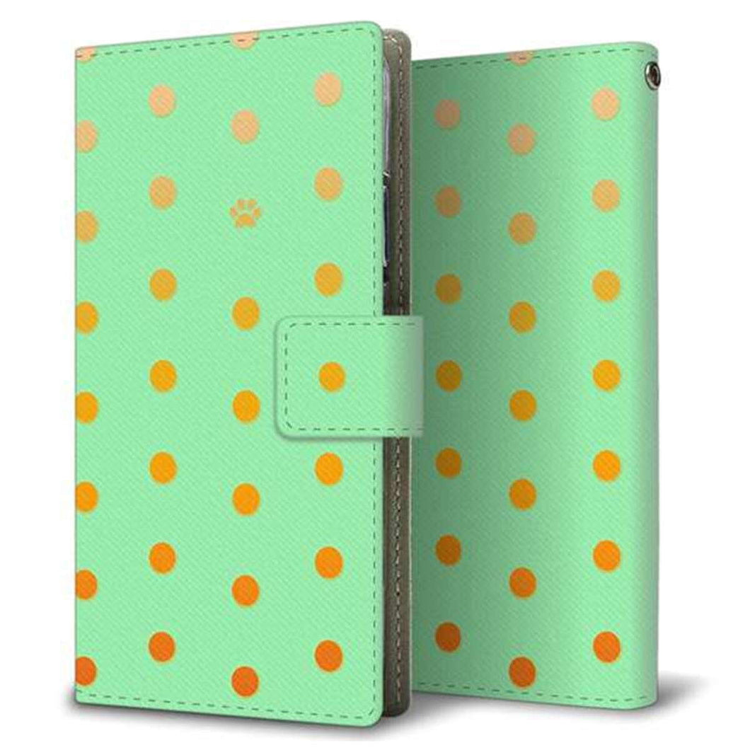 iPhone6s PLUS 画質仕上げ プリント手帳型ケース(薄型スリム)【YA980 肉球ドット03】